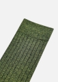 Kolorowe skarpetki prążkowane zielone