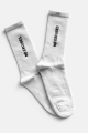 Białe sportowe skarpetki ribowane NO EXCUSES