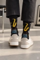 Kolorowe skarpetki czarne amatorki muzyczne Music Vibes